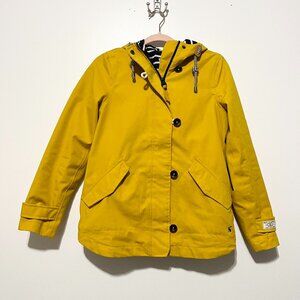 Joules Womens Right As Rain Jacket Size 2 Coastal Nautical Fisherman Harborside